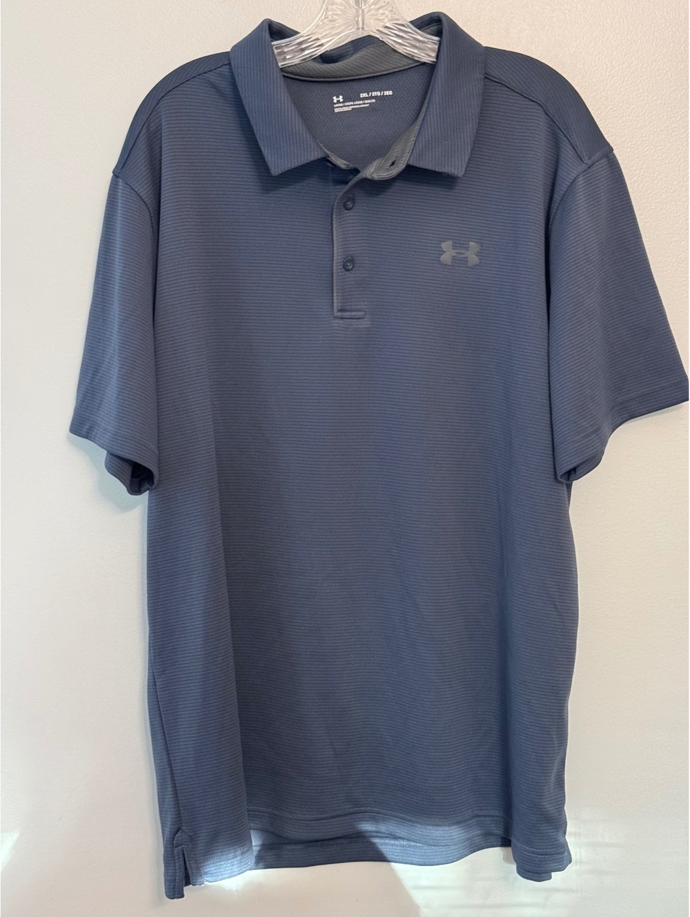 Under Armour Loose Fit Polo Shirt 2XL Navy Blue